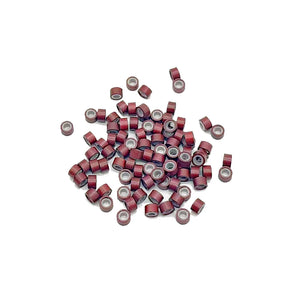 1000pcs Micro Silicone Lined Crimp Beads Rings for Hair Extensions Tools 5.0x3.0mm Wig Links