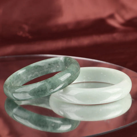 Green Jade Bangle Bracelet Charm Jewelry Accessory