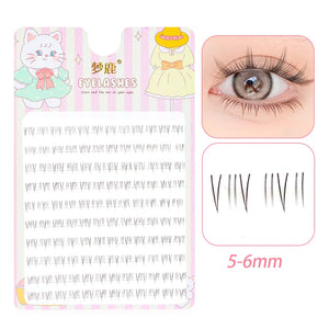 10-Pack Dramatic Volume False Eyelashes Set 5-7mm + Applicator