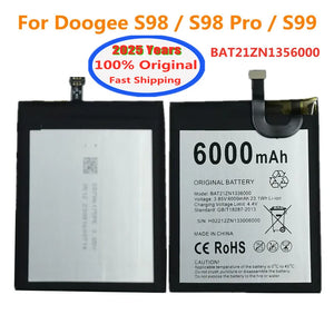 Doogee S98 Pro/S99 Battery 6000mAh In Stock + Tools - Replacement Mobile Phone Battery 2025