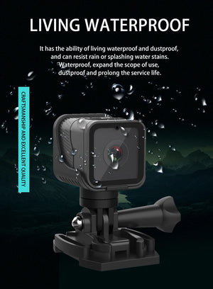 1080p HD Wireless Mini Camera, Wifi Hotspot Cam, Outdoor Sports & Motorcycle Dash Recorder