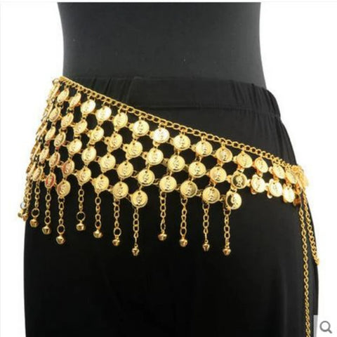 Belly Dance Hip Scarf Beads Tassel Belt for Women Accessories