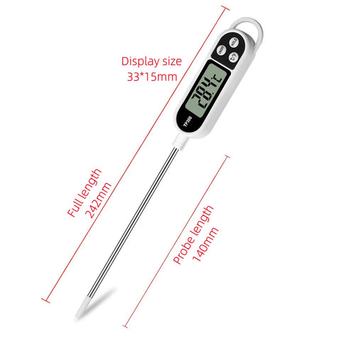 Digital Food Thermometer Probe for Cooking Meat, BBQ, Oven, Kitchen Tools - TP300