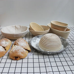 10" Oval Rattan Bread Proofing Basket for Sourdough Baking