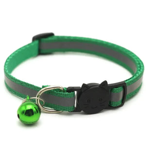 10-Pack Adjustable Cat & Kitten Safety Collars with Bells - Pet Collar Set