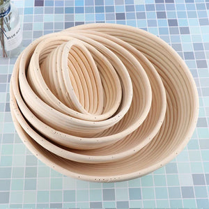 10" Oval Rattan Bread Proofing Basket for Sourdough Baking