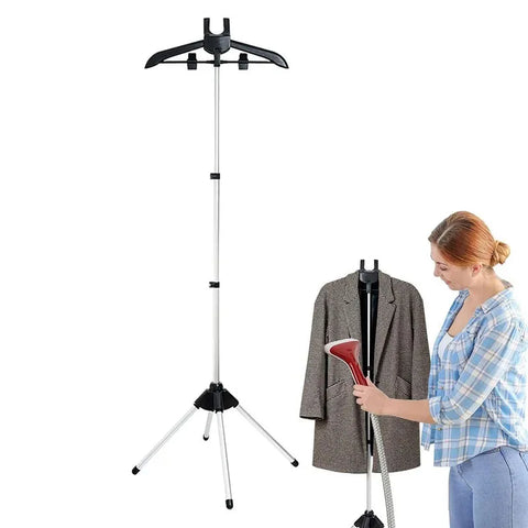 160cm Foldable Telescopic Laundry Rack, Indoor/Outdoor Clothes Drying Stand