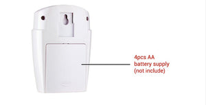Wireless Motion Sensor Alarm Security System Remote-Controlled for Home Garage Indoor Outdoor