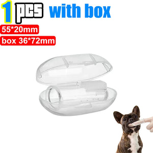 10-Pack Pet Finger Toothbrush - Silicone Dental Care for Dogs & Cats - Tartar Removal, Breath Freshener