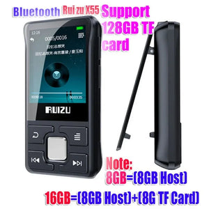 "Portable Sport Bluetooth MP3 Player with Clip - Screen, FM, Recording, E-Book, Clock, Pedometer"