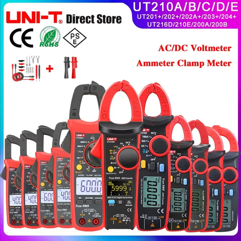 Digital Clamp Meter AC/DC Multimeter Voltmeter Ammeter Electrical Tester