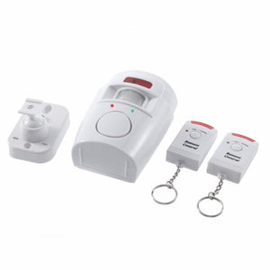Wireless Motion Sensor Alarm Security System Remote-Controlled for Home Garage Indoor Outdoor