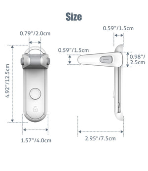 Childproof Door Lever & Knob Lock - Easy Install Baby Proofing for Home Safety