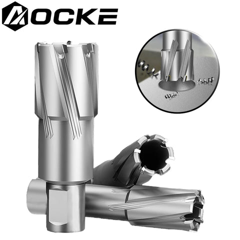 Annular Cutter 12-60mm TCT Weldon Shank Carbide Core Drill Metal Hole Saw 35mm