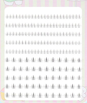 10-Pack Dramatic Volume False Eyelashes Set 5-7mm + Applicator
