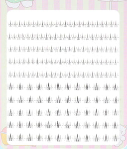 10-Pack Dramatic Volume False Eyelashes Set 5-7mm + Applicator