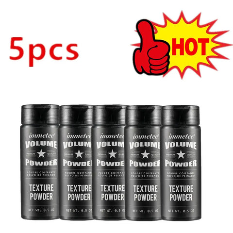 5-Pack Hair Volume & Texture Styling Powder Set - Unisex Hair Care Solution