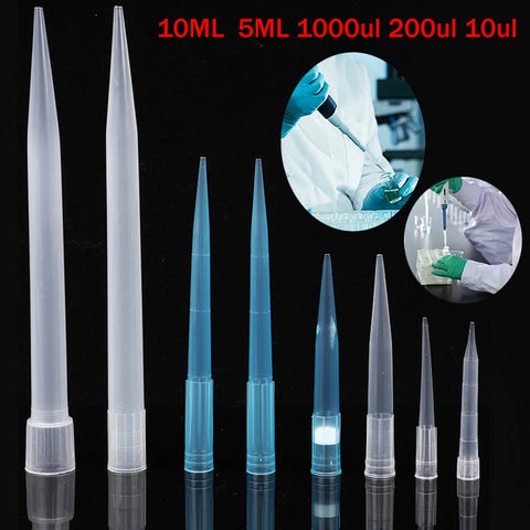 Autoclavable Laboratory Pipette Tips 10ul-10ml Micropipettes for School Teaching and Medical Supplies