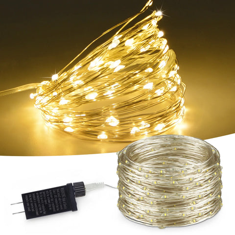 100m 1000 LED Fairy String Lights Copper Wire Waterproof 220V/110V EU/US Plug Outdoor Party Wedding Decor