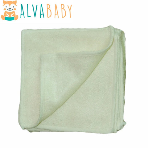 12 Pack Bamboo Baby Wipes - Reusable, Washable, Soft, 2-Layer Towels for Cleaning and Saliva