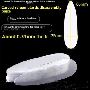 100pcs Plastic Pry Opening Tools for Screen Repair Compatible with Samsung Huawei Curved Edge LCD