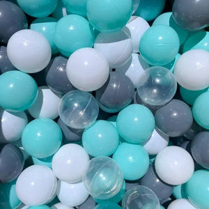 100 Pack Colorful 5.5cm Play Balls for Kids, Ball Pits & Party Games