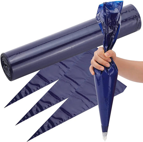 100-Piece 21" Disposable Pastry Bags - Non-Slip Cake Decorating & Icing Supplies