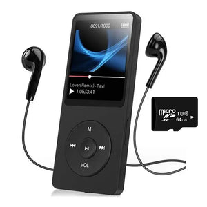 128GB Bluetooth MP4/MP3 Lossless Music Player with FM Radio & Recorder for Sports