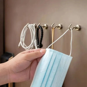 10-Pack Heavy Duty Magnetic Hooks Key Holders for Home, Kitchen, Bathroom Storage & Organization