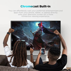 Google & Netflix TV Box Android 12 Amlogic S905Y4 2GB/32GB 4K Dual WiFi BT5.0 Voice Control Streaming