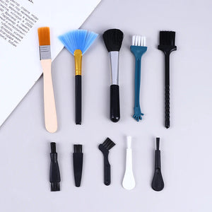 10-Piece PC Laptop Keyboard Cleaning Brush Kit - Dust Cleaner for Car, Phone, Shaver & Household Accessories