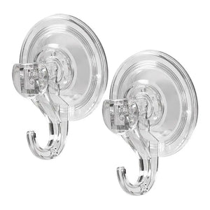 10-Pack Heavy-Duty Suction Cup Hooks for Kitchen, Bathroom, Shower Storage
