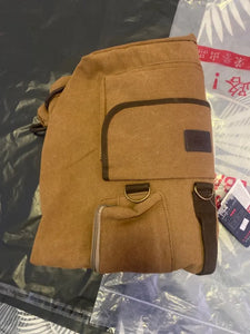 100L Canvas Backpack for Travel & Hiking - Men's Large Capacity Pack with Blanket Storage