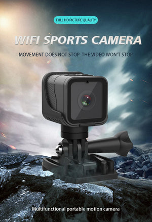 1080p HD Wireless Mini Camera, Wifi Hotspot Cam, Outdoor Sports & Motorcycle Dash Recorder