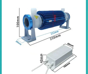 10g Air-Cooled Ceramic Tube Ozone Generator for Water Purifier Disinfection