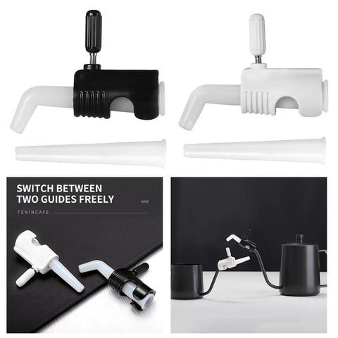 1L Stainless Steel Gooseneck Kettle, Precision Spout for Coffee Brewing