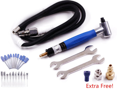 90° Pneumatic Angle Grinder 3mm Collet for Grinding Polishing Cutting Abrasive Tool Set