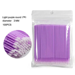 100-Pack Disposable Mascara Wands for Lash Extensions & Makeup