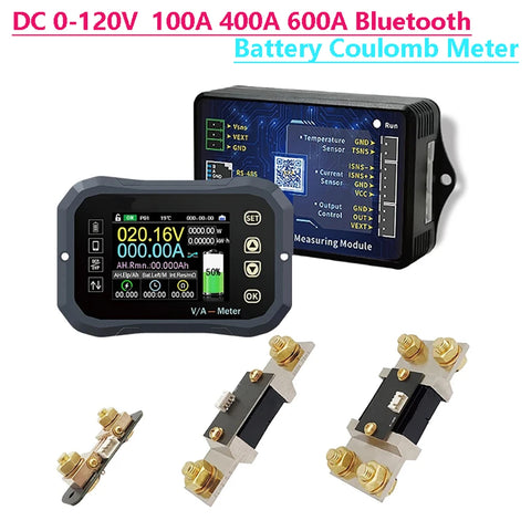 Battery Tester Bluetooth Monitor: Voltage Current Meter, Capacity Indicator for Kg110f/140f/160f