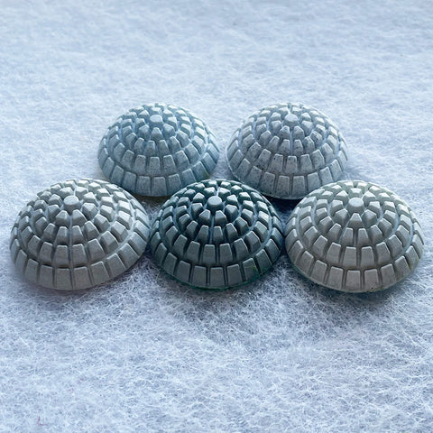 7-Piece 2" Diamond Wet Polishing Pad Set for Marble & Granite Curved Surfaces