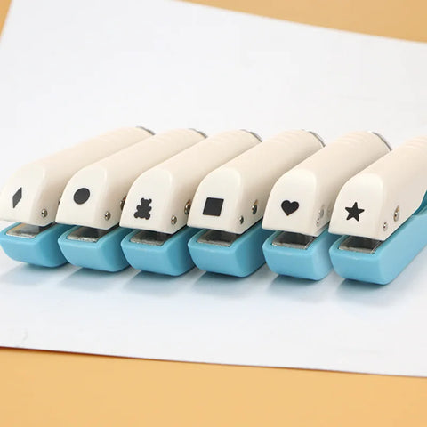 Handheld Lever Punch Pliers: Portable Square Puncher for DIY, Mini Folding Embossing Tool