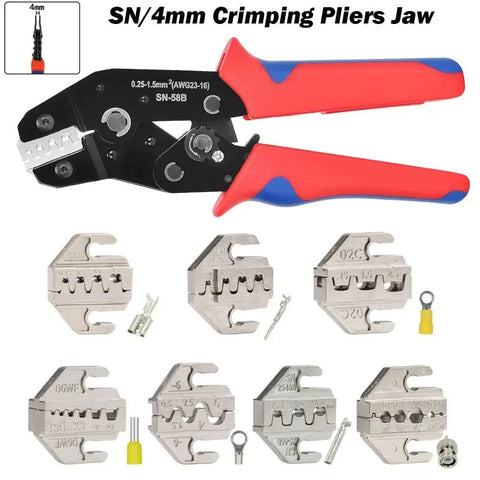 Alloy Sn Crimping Pliers 4mm Jaw Crimping Terminals Tool Sn Crimper 06wf 2549 03h 48b 58b 02c