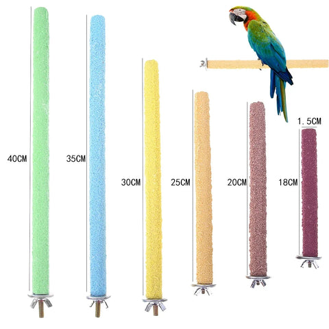 Eco-Friendly Non-Toxic Parrot Perch: Durable Climbing Cage Accessory Decor