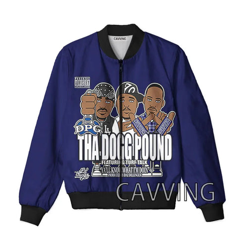 3D Print Crips Gang Zipper Bomber Jacket for Women/Men - Stylish Zip Up Coat Overcoat