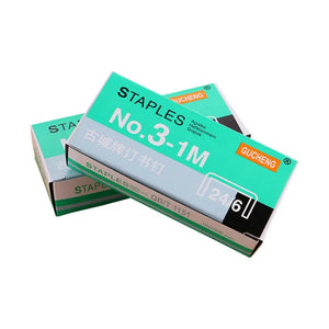 1000 Pcs Standard No. 12 Staples 24/6 for Office Binding and Stapler Use
