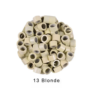 1000pcs 4mm Hair Extension Micro Rings Beads Links with Screws & Thread, 7 Color Options, Aluminum