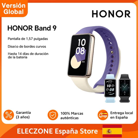 Global Smart Fitness Band 9 - 1.57" Curved Screen, 14-Day Battery, Fitness Tracker