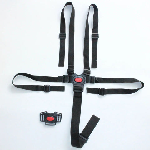 5 Point Harness Baby Safety Belt for Dining Chair & Car Seat - Universal Toddler Feeding & Sleeping Strap