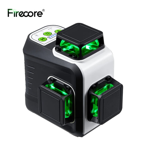 360 Laser Level 12 Lines 3D Self-Leveling Green Laser for Horizontal & Vertical Cross Lines Tool