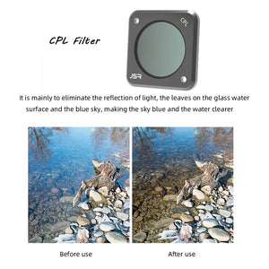 Camera Lens Filters for DJI Osmo Action 2: Aluminum UV, CPL, ND, NDPL, Night Filters Accessories